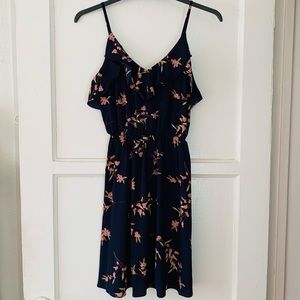 Nordstrom Soprano Navy Floral Dress
